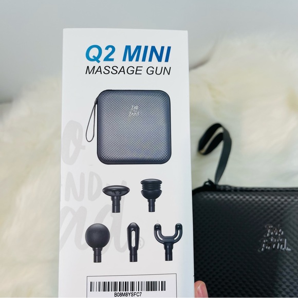 New BOB AND BRAD Q2 Mini Pocket-Sized Deep Tissue Muscle Massager Gun(Black) - Picture 9 of 12